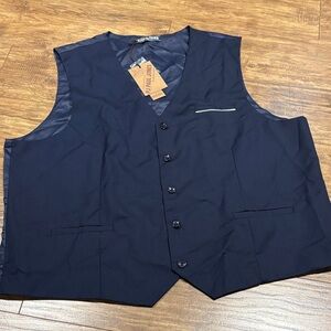 Elegant Dark Blue Men's Vest